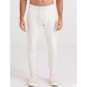 DESIGN - Pantalon de jogging ample à plis nervurés - Blanc cassé