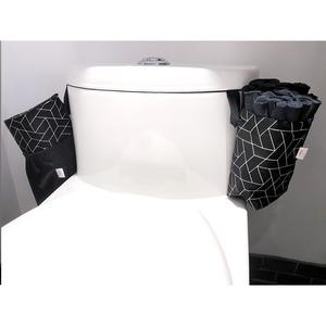 Ensemble de papier de toilette réutilisable - Géo blanc – Bateau
