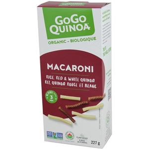 Macaroni Sans Gluten Quinoa Rouge, Blanc et Riz Bio