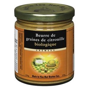 Beurre de Graines de Citrouille Crémeux Bio