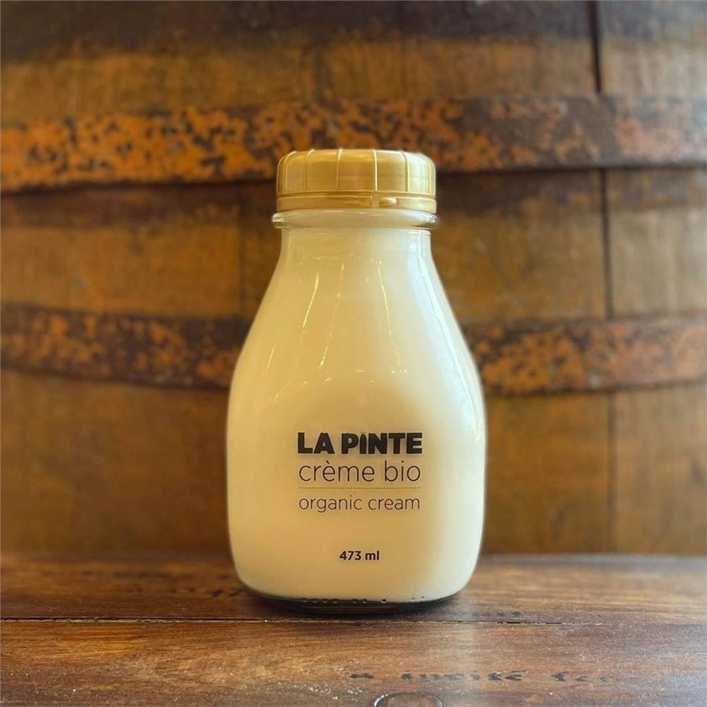La Pinte - Crème Bio la Pinte 35% 473 ml /u.