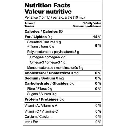 Huile de Canola Bio 1L
