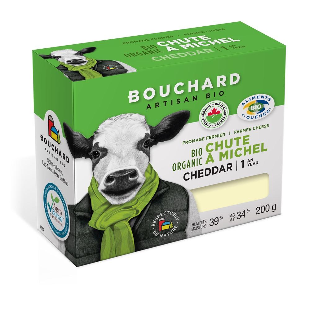 Bouchard Artisan Bio - Cheddar 1 an Bio (Chute à Michel) 100g