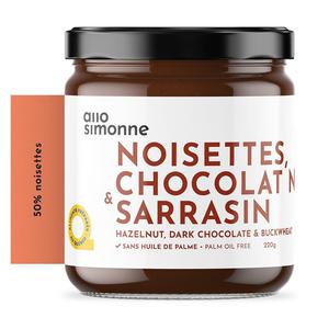 Tartinade Noisettes Chocolat Noir Sarrasin 50%