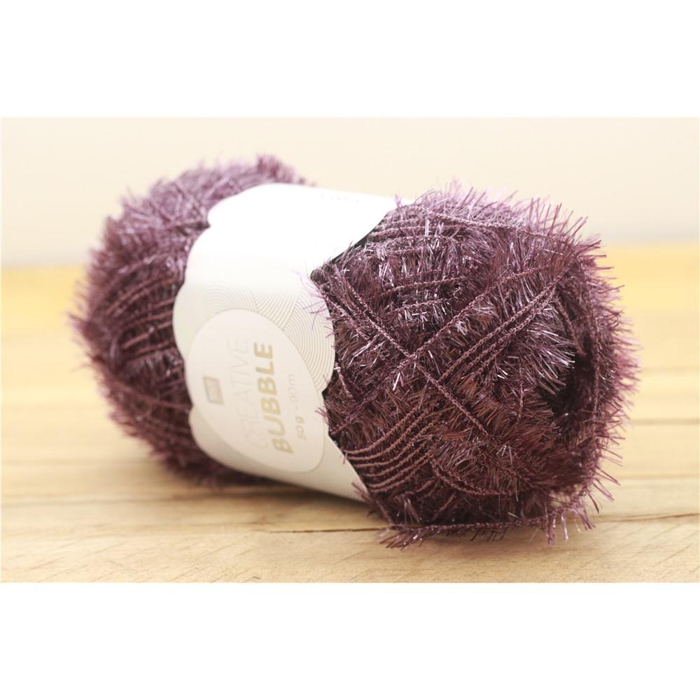 Rico Yarns - Creative Bubble 100% Polyester Grape Mauve