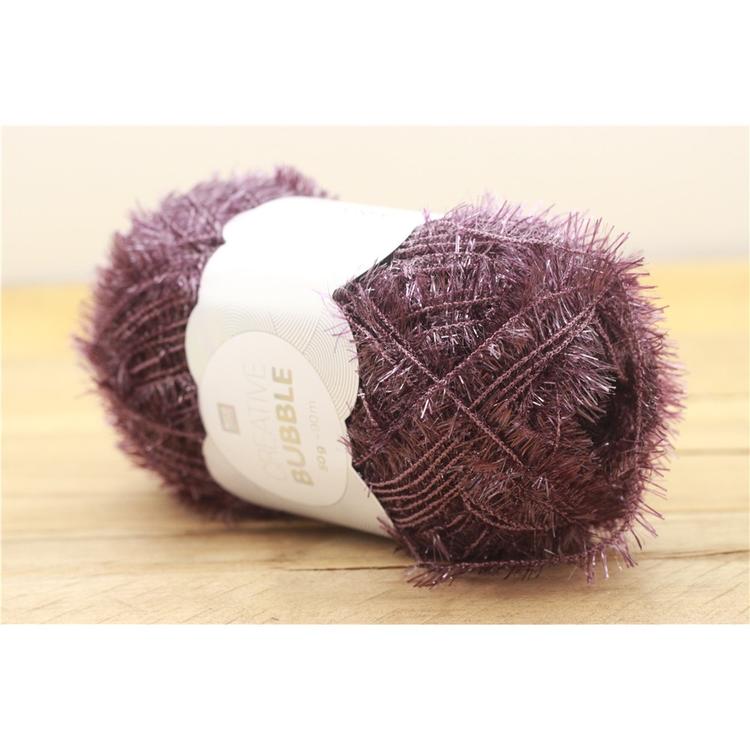 Rico Yarns - Creative Bubble 100% Polyester Grape Mauve