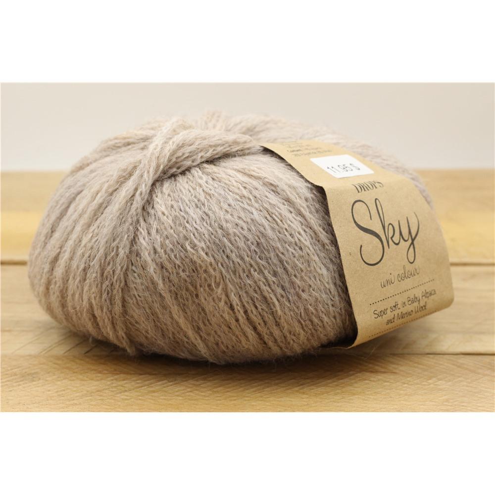 Drops Yarns - Sky 74% alpaca, 18% polyamid, 8% wool Beige