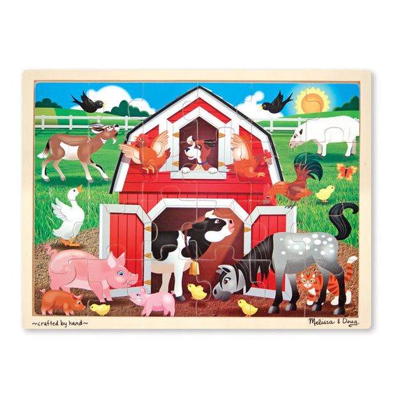 Puzzle bois : Animaux de la Ferme