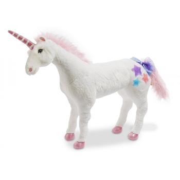 TOUS LES CADEAUX Peluche Licorne Géante - 103 cm - Très Réaliste :  : Jeux et Jouets