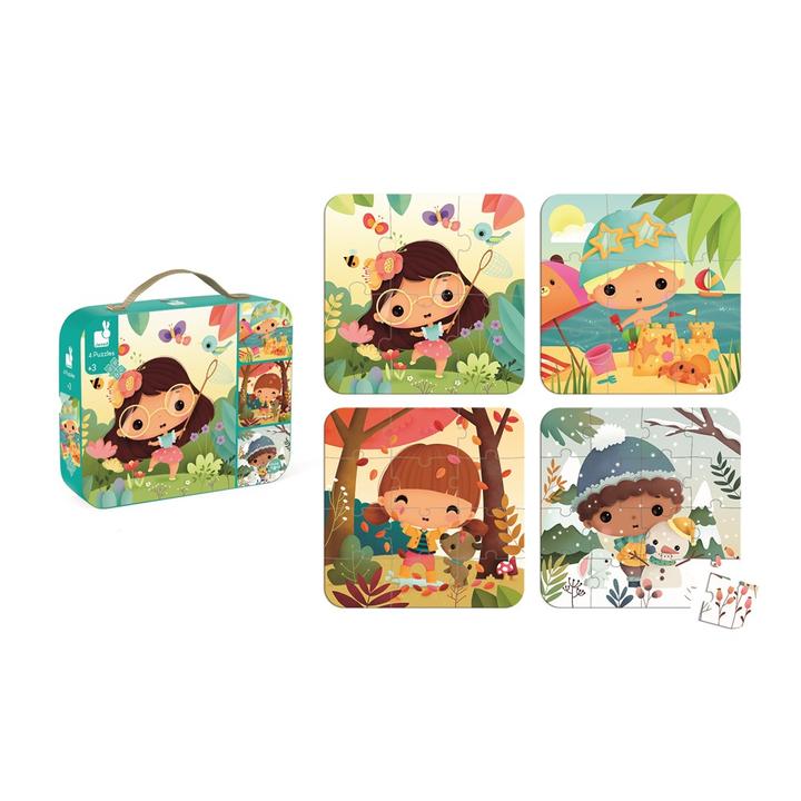 Casse-tête progressif - Saisons (6, 9, 12, et 16 pcs) – Boutique