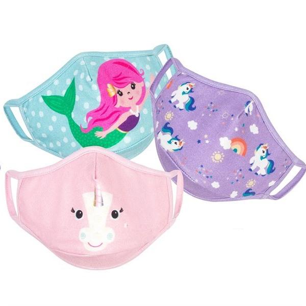 Masque nez-bouche en coton bio pour enfant