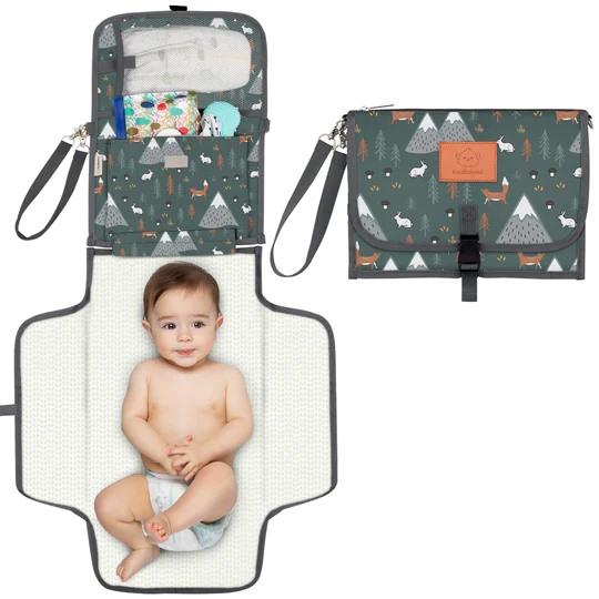 Matelas à langer portable pour bébé, sac à couches, station de tapis de  voyage