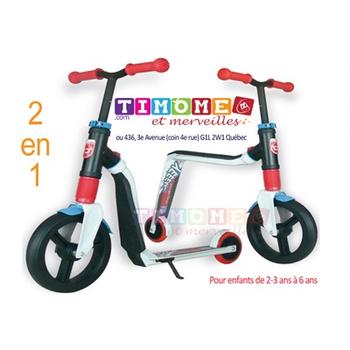 Velo 2 en 1 Draisienne transformable en Trottinette Demonstrateur Boutique Timome et merveilles