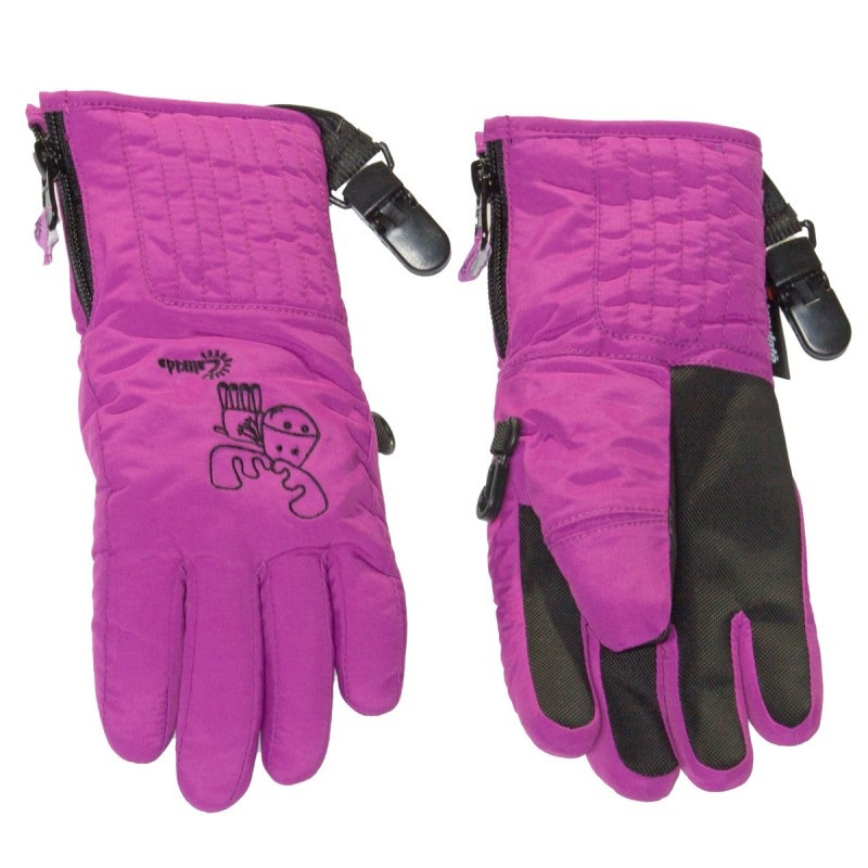 Gants Doublés Pour Enfant 1-3 Ans - Cordon Élastique, Hiver, Taille 13x8.5cm, Neuf Avec Étiquettes