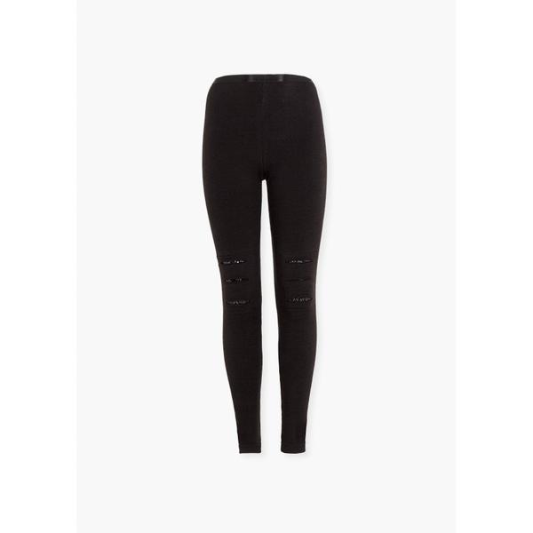 Losan Legging noir brillant au genoux 16 ans Boutique Kafouille