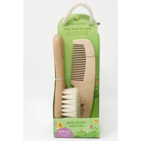 Brosse et peigne pour bébé Tom et Zoé Cette ensemble d'accessoires