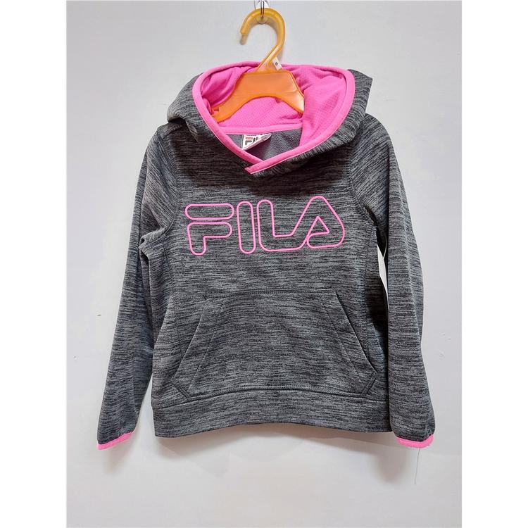 FILA Chandail Sport Fille 5 ans GrisNoir Automne Hiver21 Tresors D enfants