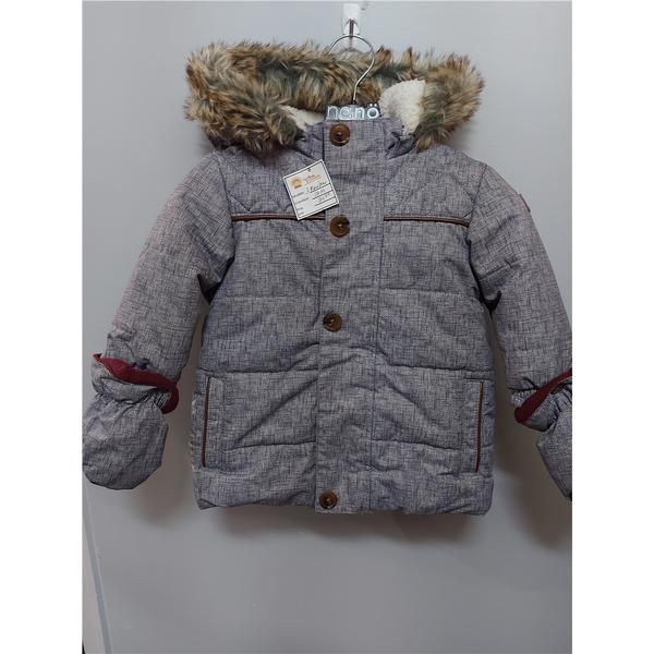 Trois Moutons Manteau d Hiver Fille 12 Mois Gris Automne Hiver21