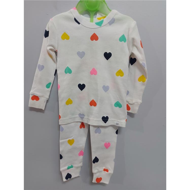 Gap Pyjama 2 Pieces Fille 12 Mois Blanc Printemps Ete22 Tresors D enfants