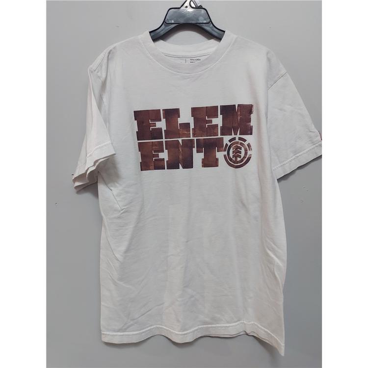 Element T Shirt Gar on L youth 14 ans Blanc Automne Hiver22