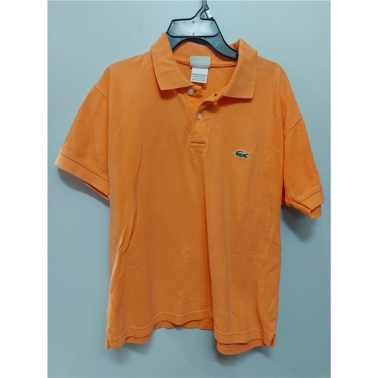 Lacoste T Shirt Gar on grandeur approximative 14 ans Orange