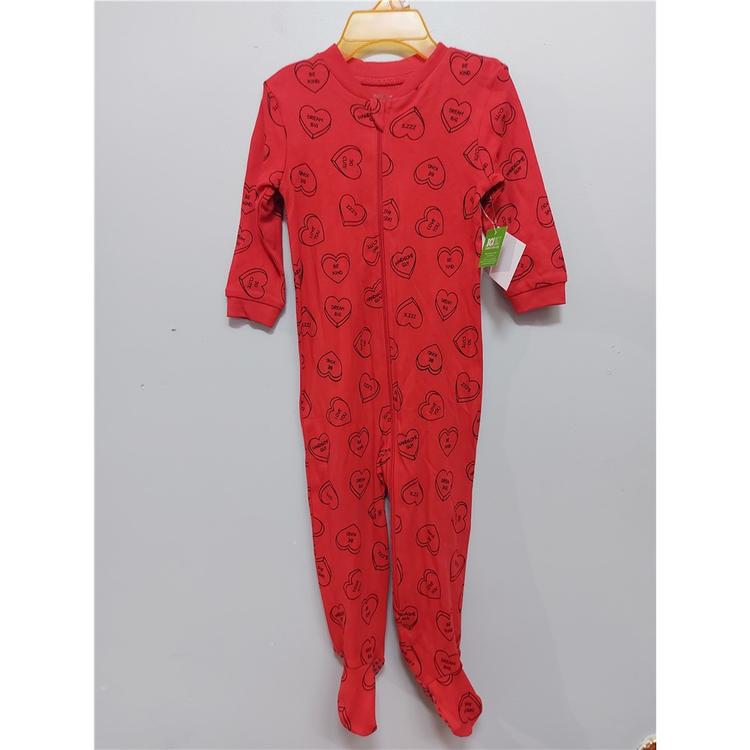 George - Pyjama 1-Pièce Fille (6-12M) 6 Mois Rouge Automne/Hiver22