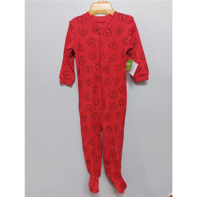 Pyjama 1 Piece Fille 6 12M 6 Mois Rouge Automne Hiver22