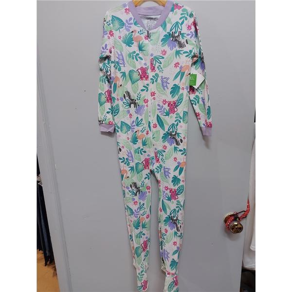 George Pyjama 1 Piece Fille 5 ans BlancVert Automne Hiver22 Tresors D enfants