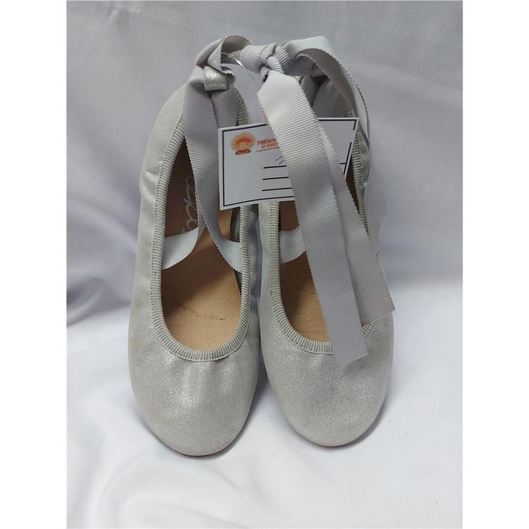 Ballerine grise fille on sale