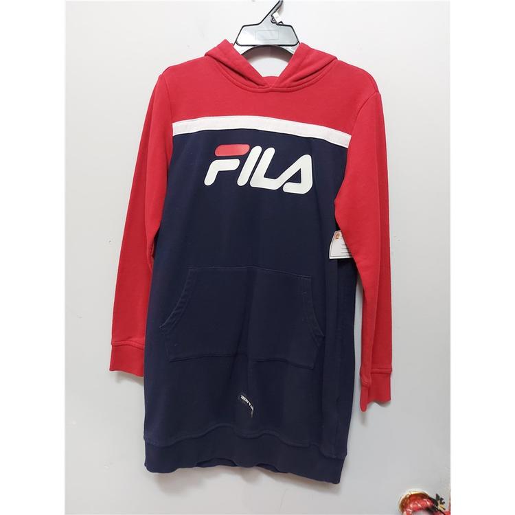 FILA Robe hoodie Fille 10 Ans BleuRouge Automne Hiver23 Tresors D enfants