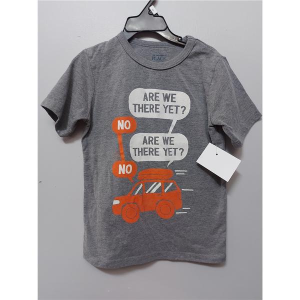 T Shirt Gar on 5 ans Gris Automne Hiver23