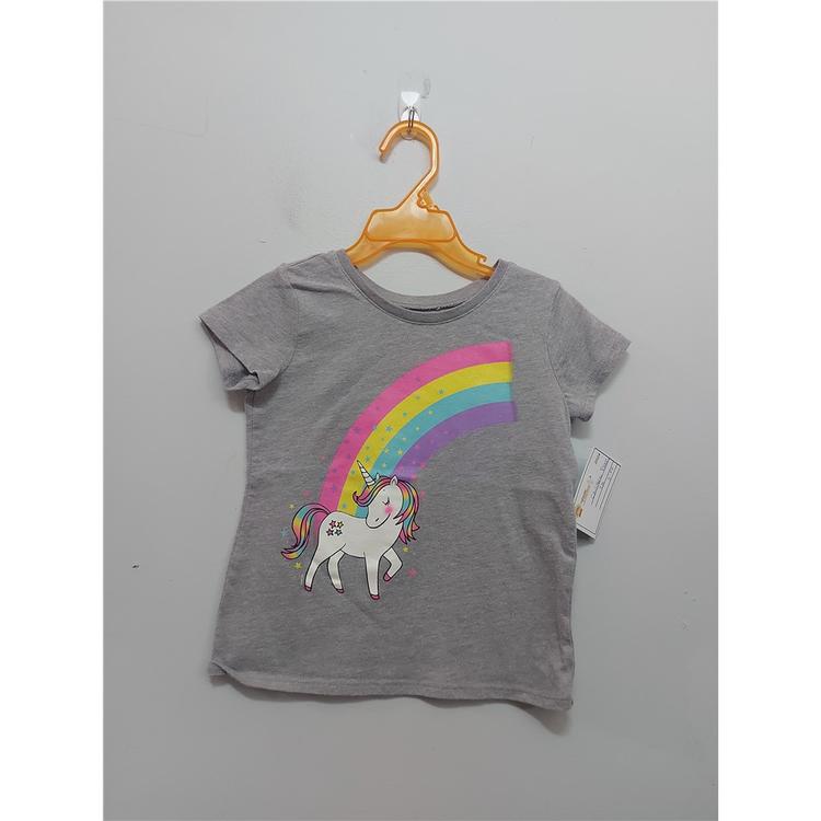 Children s Place T shirt fille 4 ans Gris Printemps t 24