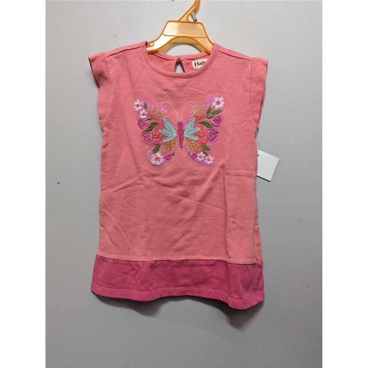 Hatley Chandail Tunique Fille 4 ans Rose Printemps t 24