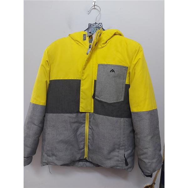 Black Mountain Manteau hiver gars 7 Ans GrisJaune Automne Hiver24 Tresors D enfants