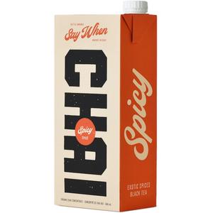 Organic spicy chai concentrate