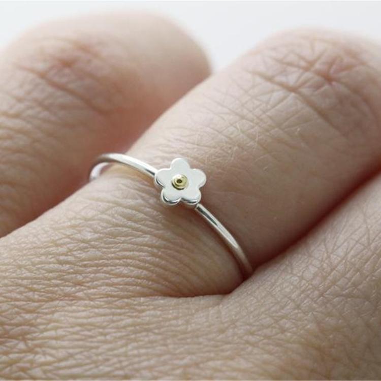 Bague discount marguerite argent