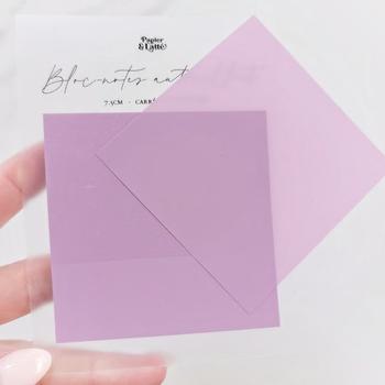 Bloc-notes autocollants – Papier & Latté