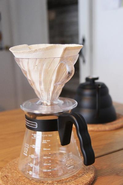 Filtre à café en tissu réutilisable avec manche | 100% artisanal et  écologique