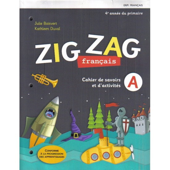 Niv-4 : Zig Zag - 4e année (Neuf) | Librairie Louis Fréchette