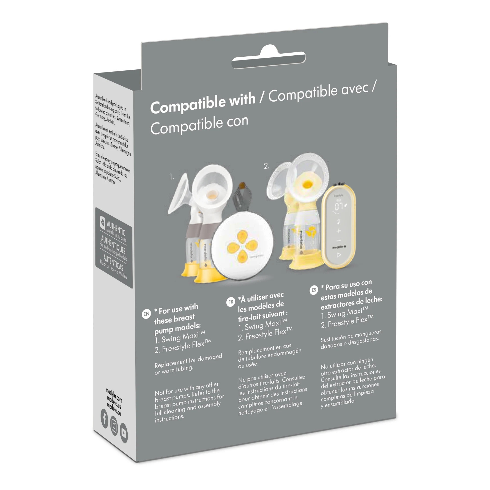 Tuyau de rechange pour Tire-lait Freestyle - MEDELA - Kits & Téterelles