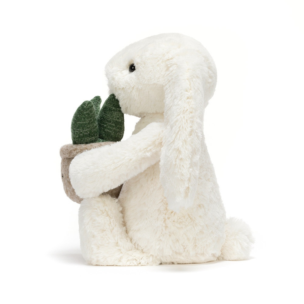 Jellycat Cream Bunny with Star Plush | Soft Bunny Comfort Toy from