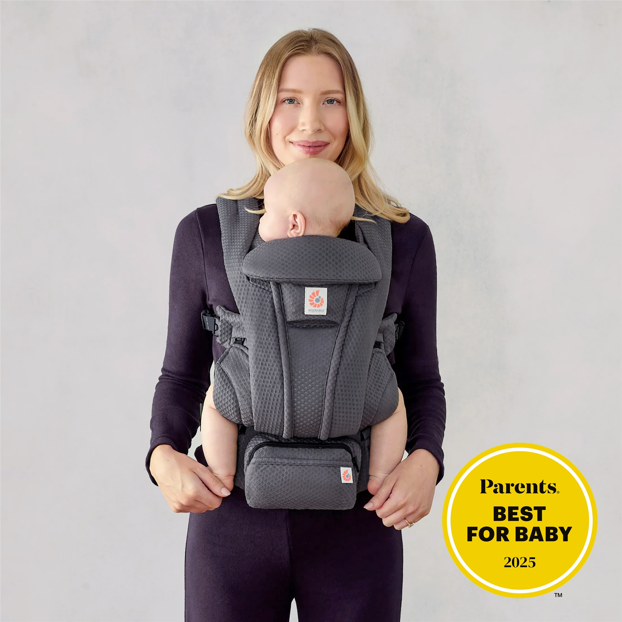 Ergobaby Omni Deluxe Mesh Carrier Graphite | Minis Humains