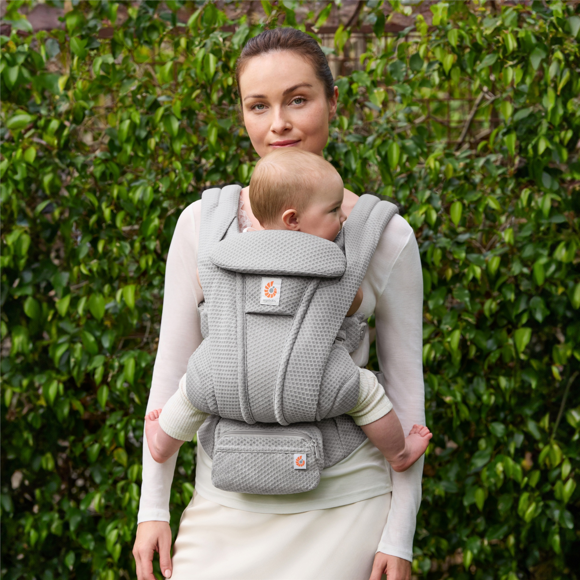 Ergobaby Omni Deluxe Mesh Carrier Pearl Grey | Minis Humains