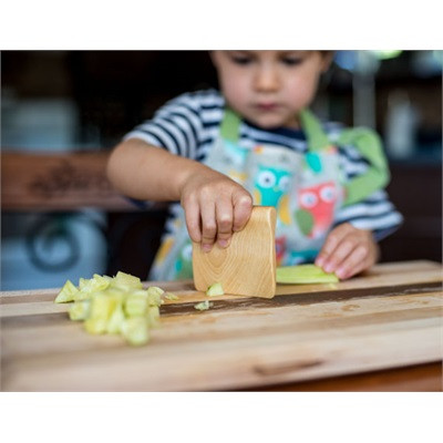 Couteau En Bois De Hêtre Pour Enfants – Sécurisé Pour Découper Fruits, Légumes, Dès 2 Ans, Ergonomique