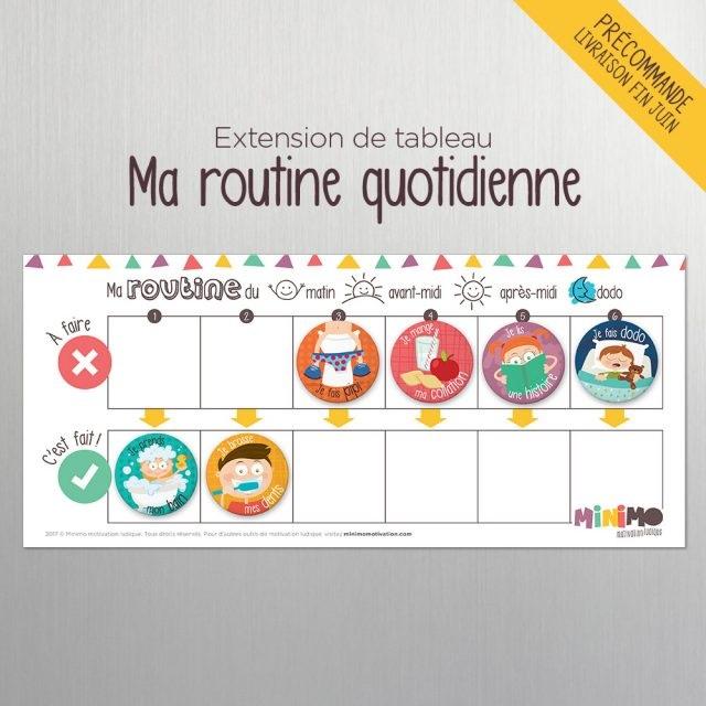 Tableau des routines | June and Jane