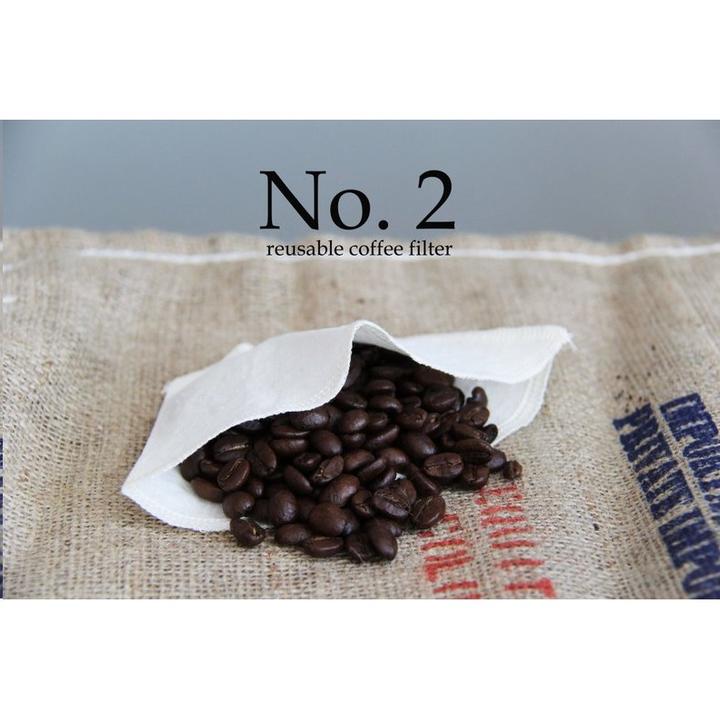 Filtre café réutilisable coton (x2)