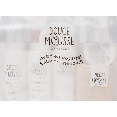 Trousse de produits bios format voyage- Douce Mousse – Tirigolo et Cie.