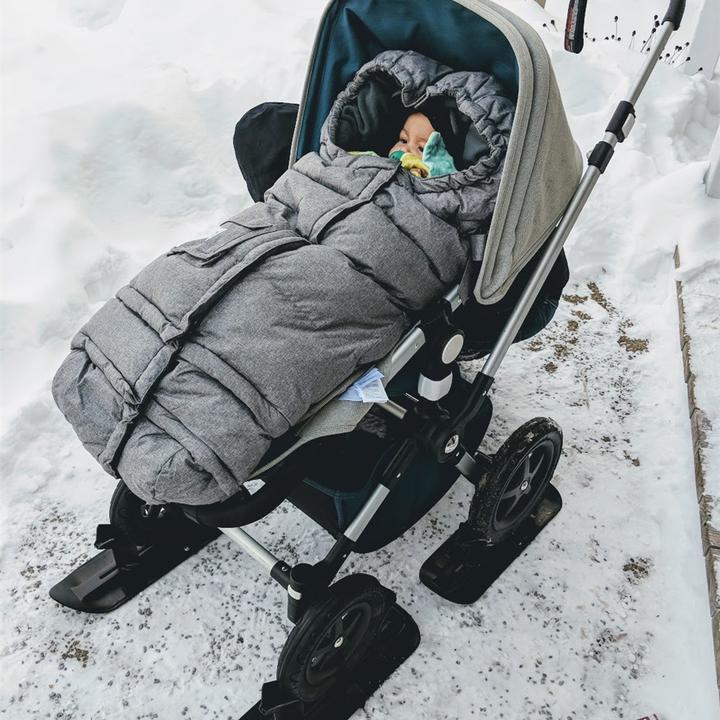 Housse d'hiver pour bébé – Gris – Perlimpinpin