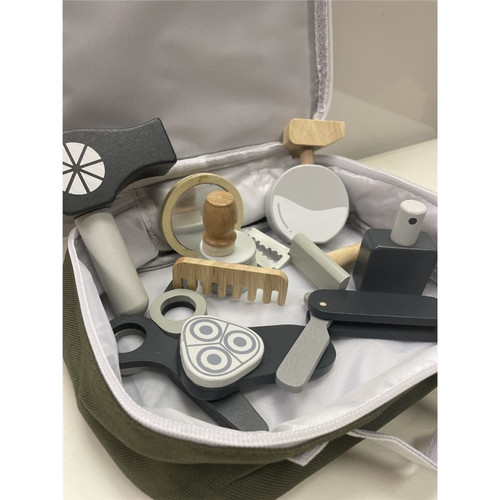 Trousse De Toilette J. McLaughlin Rayures Bleu/blanc - Toile Denim - Neuve étiquettes