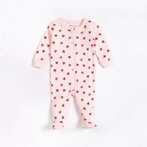 Pyjama bébé Petit cœur personnalisable - Le Monde de Bibou